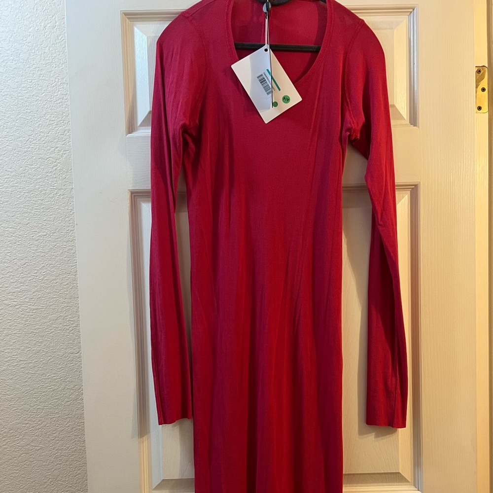 New! Rundholz Long Sleeve Midi Dress, Size S